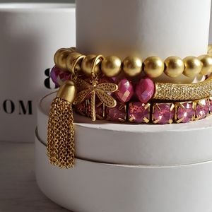Ring Bomb Party Stacks Bracelet - Dragonfly